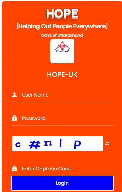 Uttarakhand Hope Portal