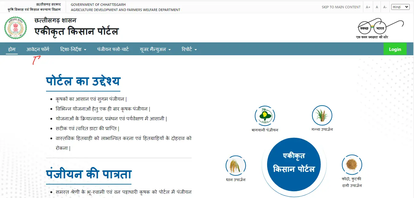 Chhattisgarh Krishak Unnati Yojana
