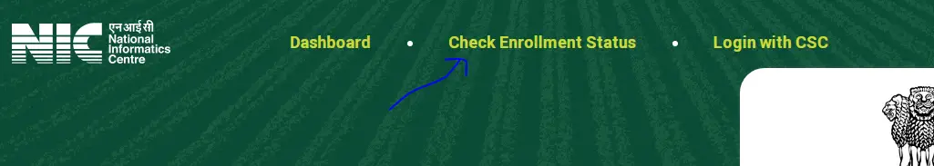 Rajasthan Farmer ID Enrollment Status Check