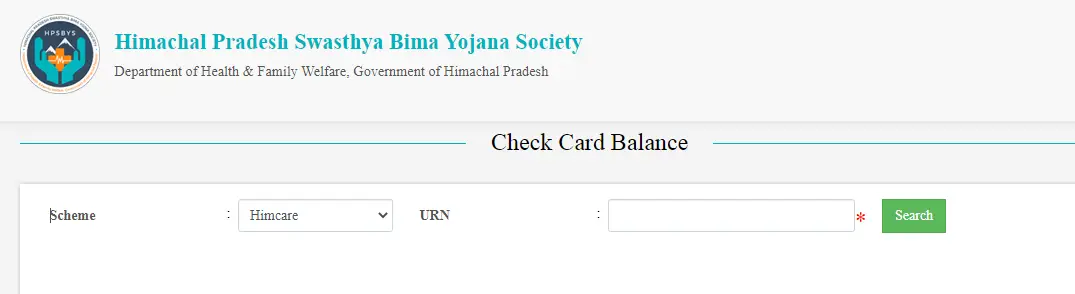HIMCARE Card Balance Check