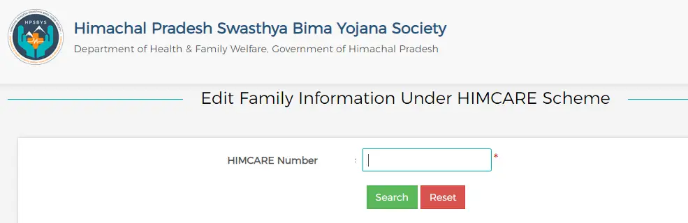 HIMCARE Card Add Family Member