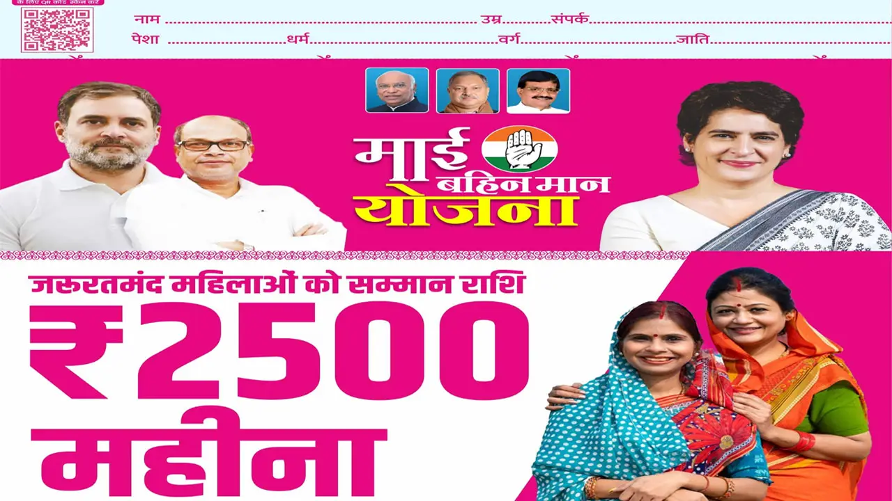 Mai Bahin Maan Yojana Form PDF 2025 : बिहार माई बहिन मान योजना Apply Online, Form PDF, Last Date, Missed Call Number