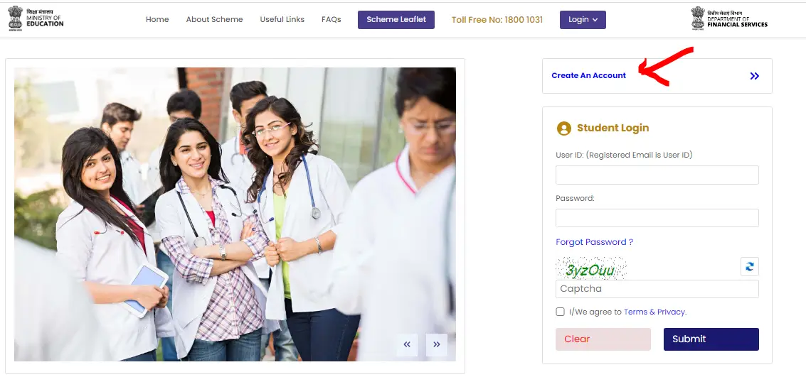 PM Vidyalaxmi Yojana Portal Online Registration