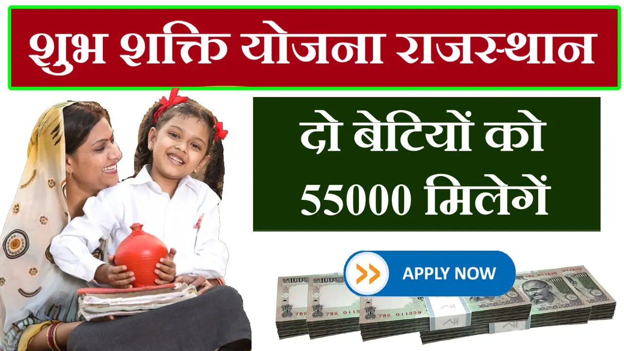 शुभशक्ति योजना 2025 ऑनलाइन आवेदन, Form PDF, स्टेटस, लिस्ट, दस्तावेज व पात्रता जाने - Shubh Shakti Yojana Rajasthan