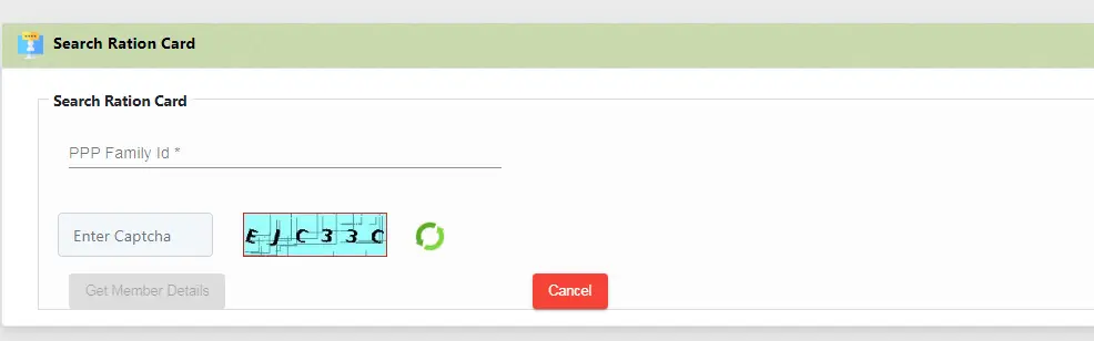 Haryana Ration Card Download