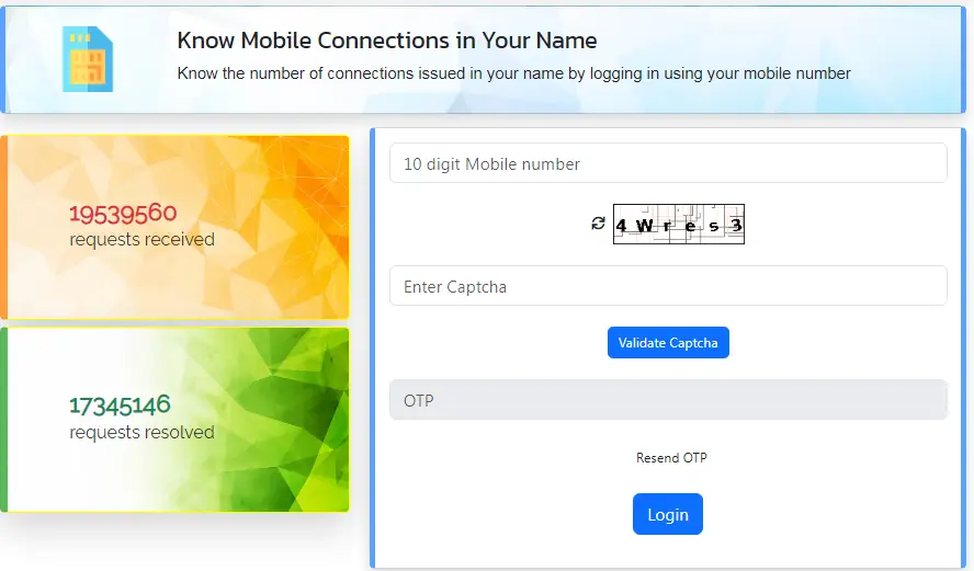 TAFCOP Portal