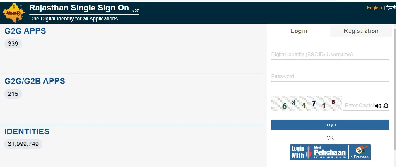 SSO Portal Registration
