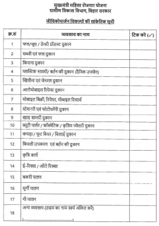 Mukhyamantri Mahila Rojgar Yojana