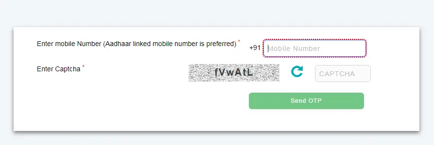 Labour Card Download by Aadhaar & Mobile Number