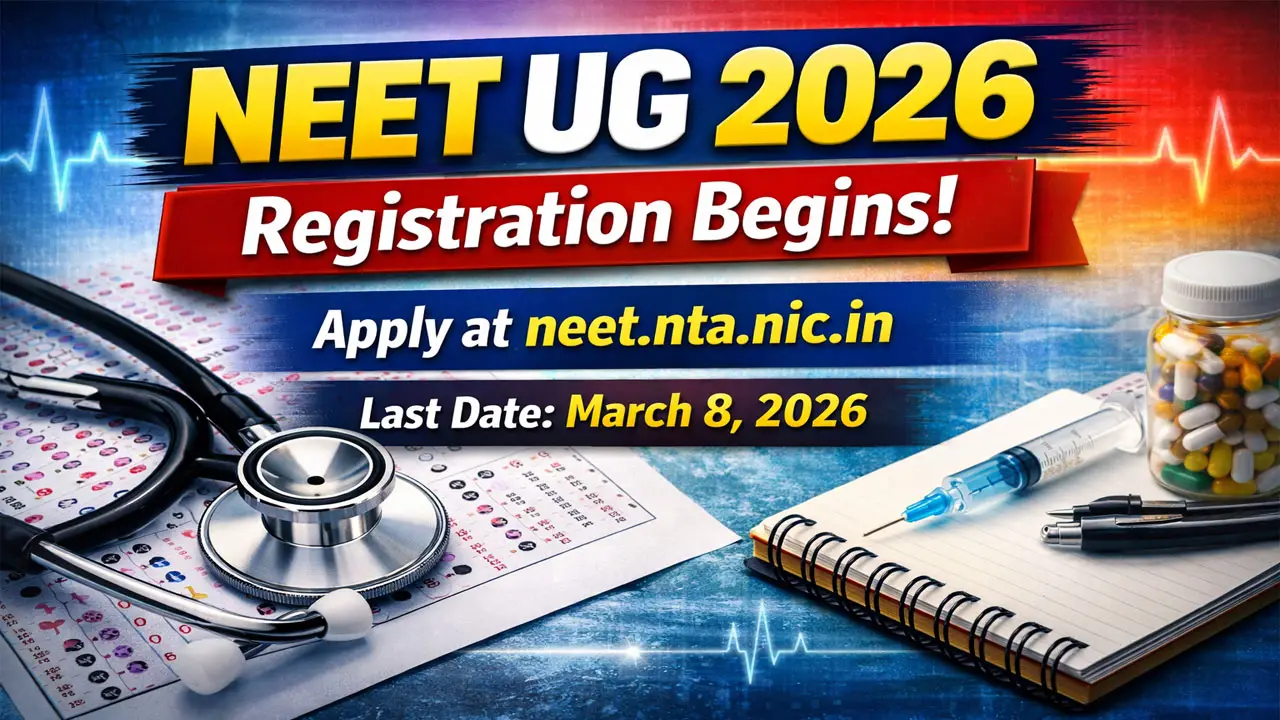 NEET UG 2026 Registration Begin: Apply at neet.nta.nic.in, Check Registration, Fees and Application Details Here