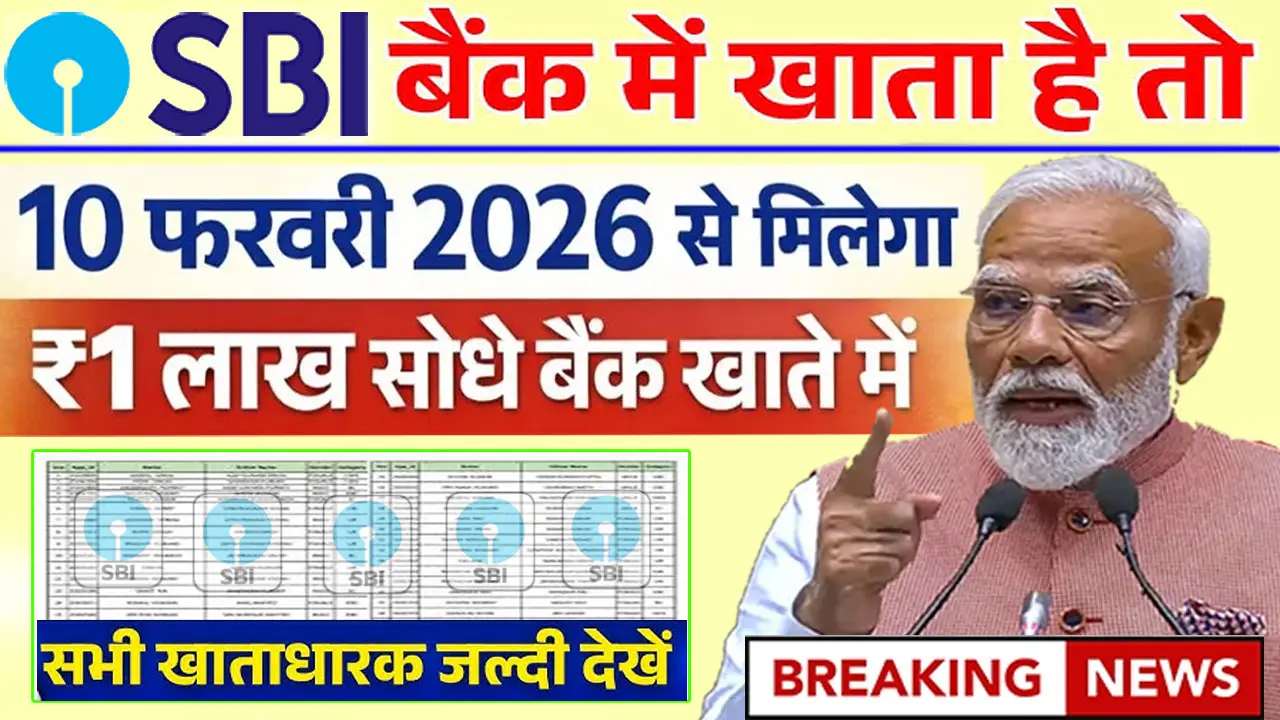 SBI bank account 1 lakh News