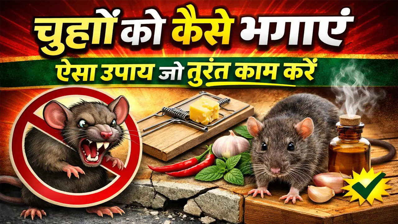 चूहों को कैसे भगाएं – घरेलू और असरदार उपाय जो तुरंत काम करें